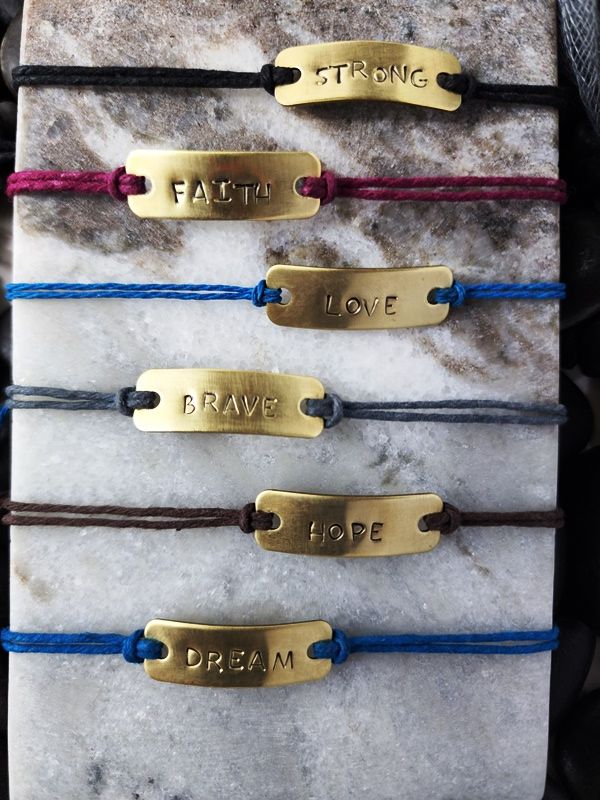 Stamped Bracelets
