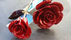 Metal Roses