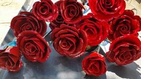 Metal Roses