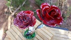 Metal Roses