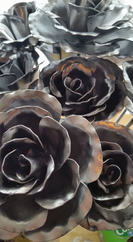 Metal Roses
