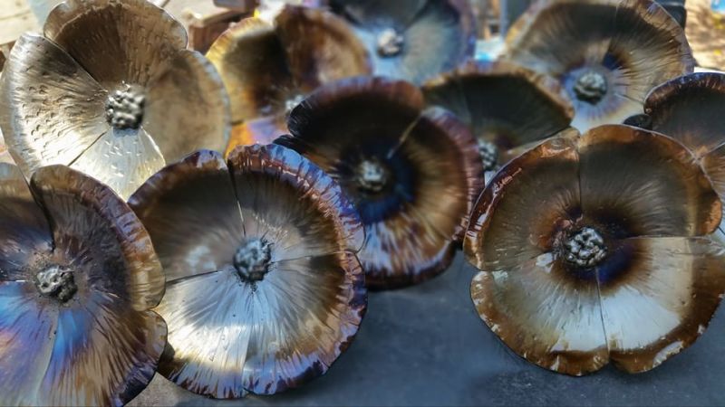 Metal Roses