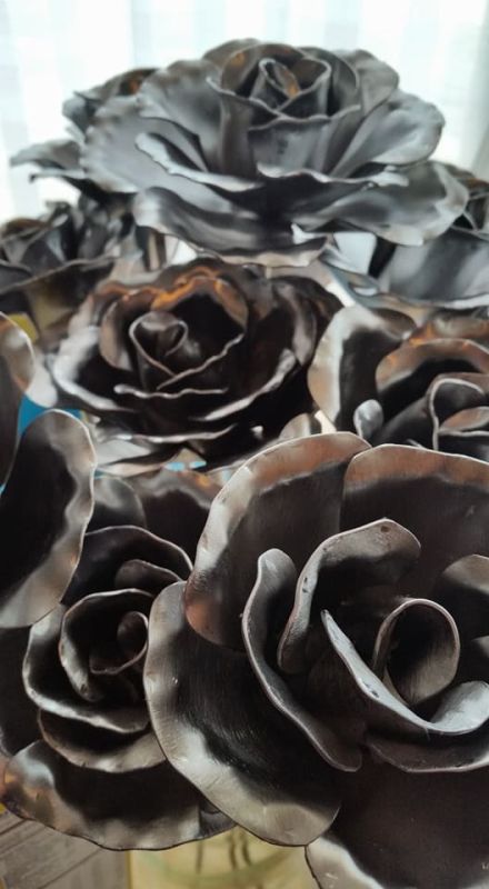 Metal Roses