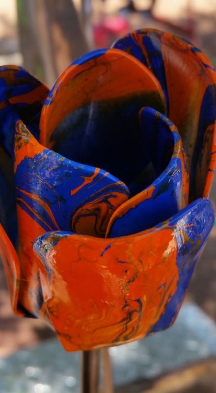 Metal Roses