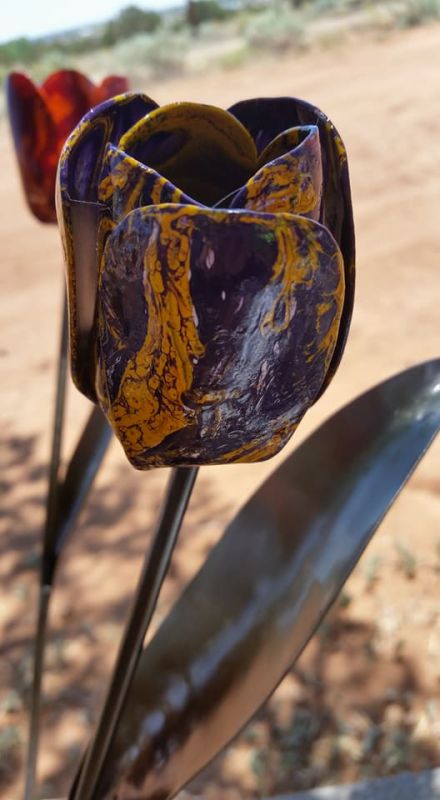 Metal Roses