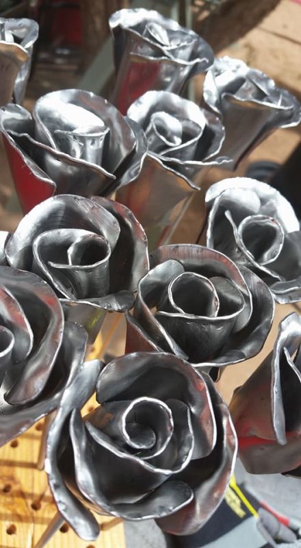 Metal Roses