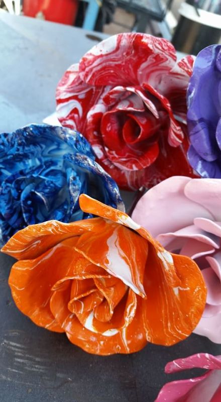 Metal Roses