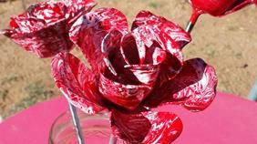 Metal Roses