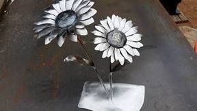 Metal Roses